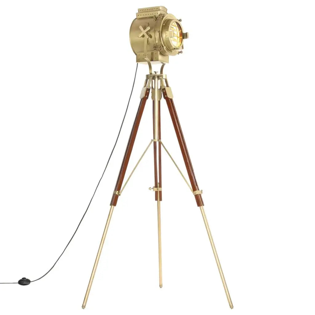 Tripod Floor Lamp Solid Mango Wood 193 cm Londecor