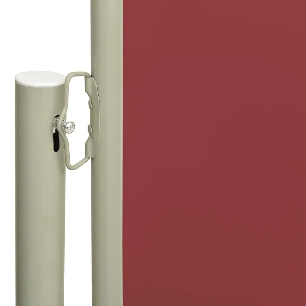 Patio Retractable Side Awning 170x300 cm Red Londecor