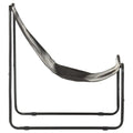 Relaxing Chair Black Real Leather - Londecor