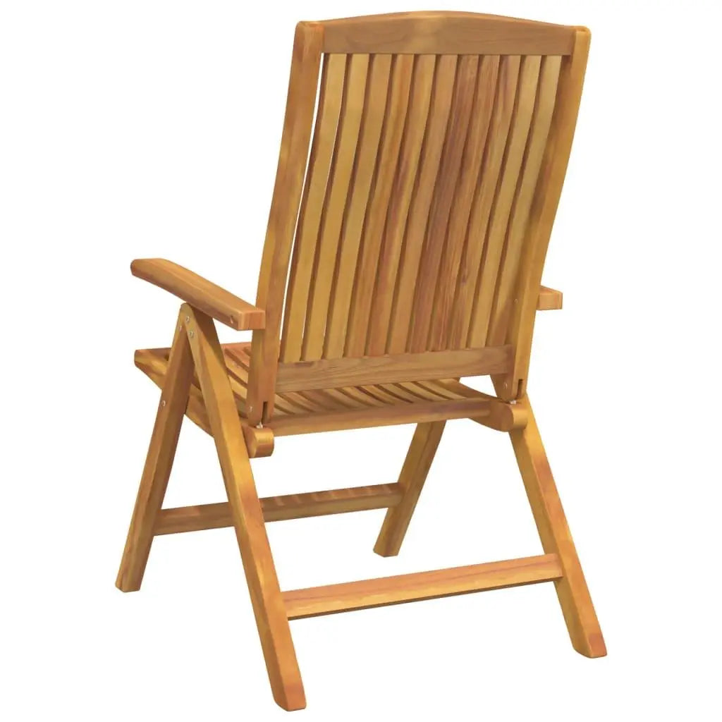 Reclining Garden Chair 2 pcs Solid Wood Teak - Londecor