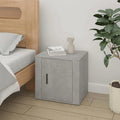 Bedside Cabinet Concrete Grey 50x39x47 cm - Londecor