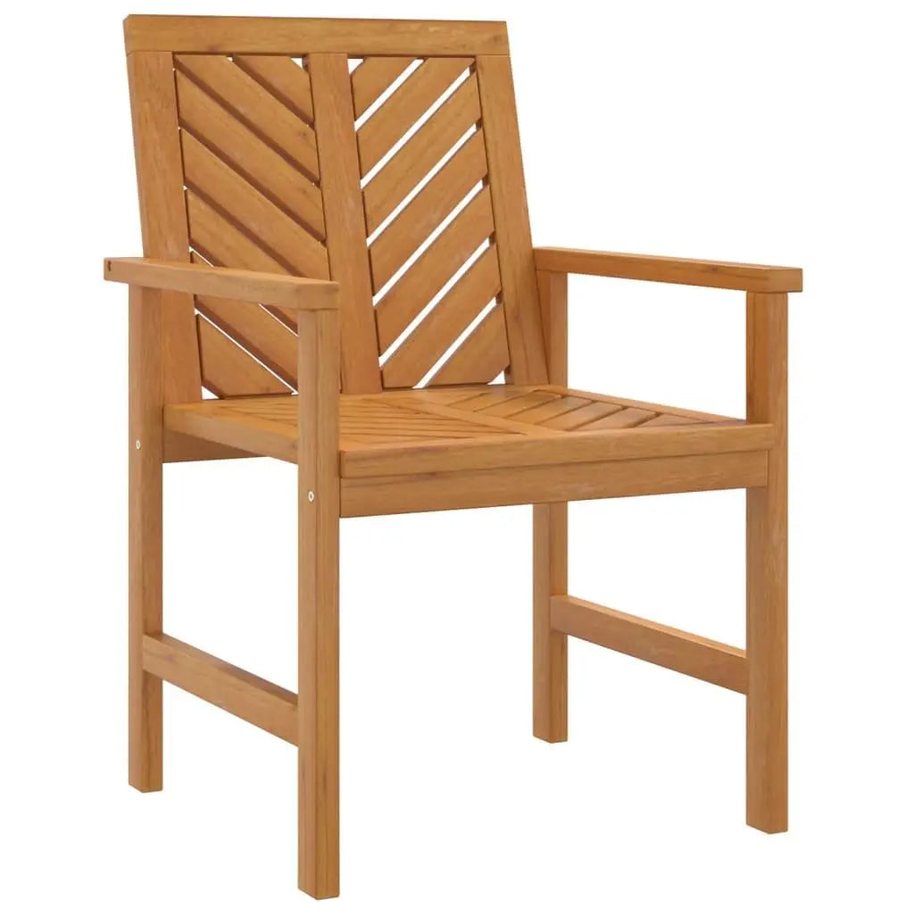 Garden Chairs 2 pcs Solid Wood Acacia Londecor