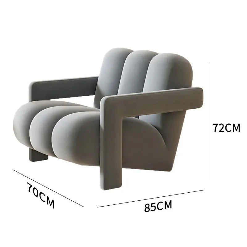 Classy Grey Armchair Londecor