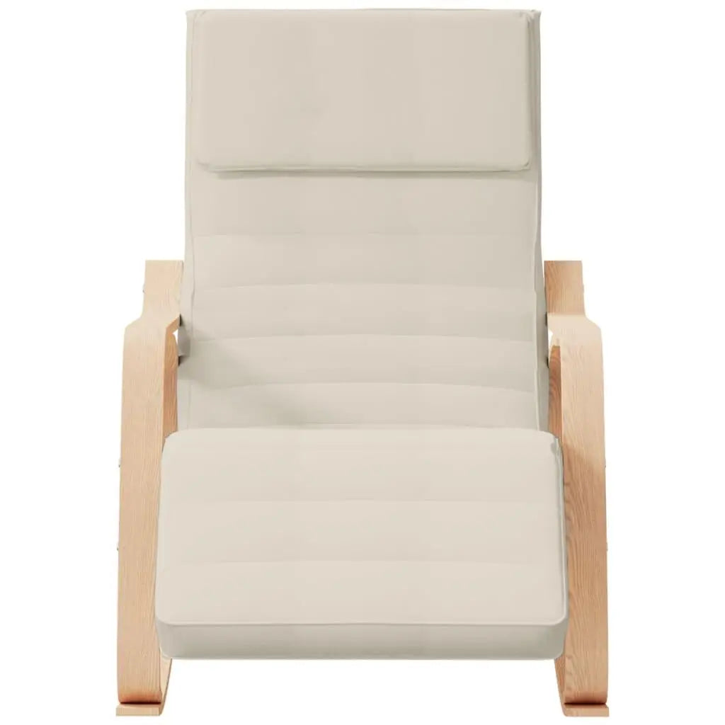 Rocking Chair Cream Fabric Londecor