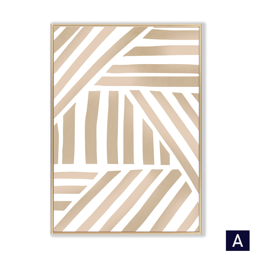 Geometric Shapes Wall Canvas