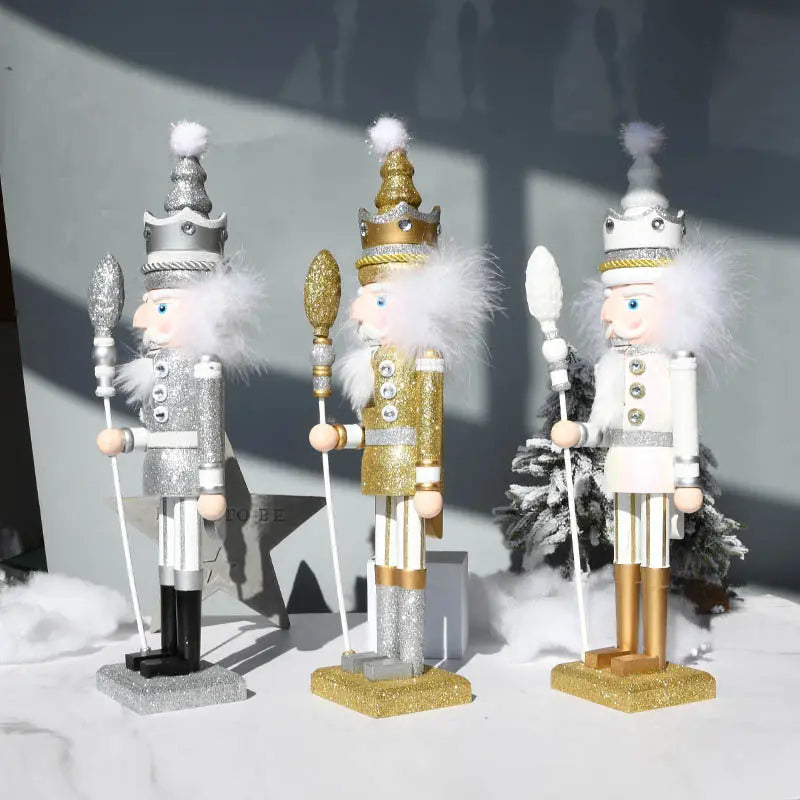 Puppet Man 42CM Color Powder Puffy Nutcracker Londecor