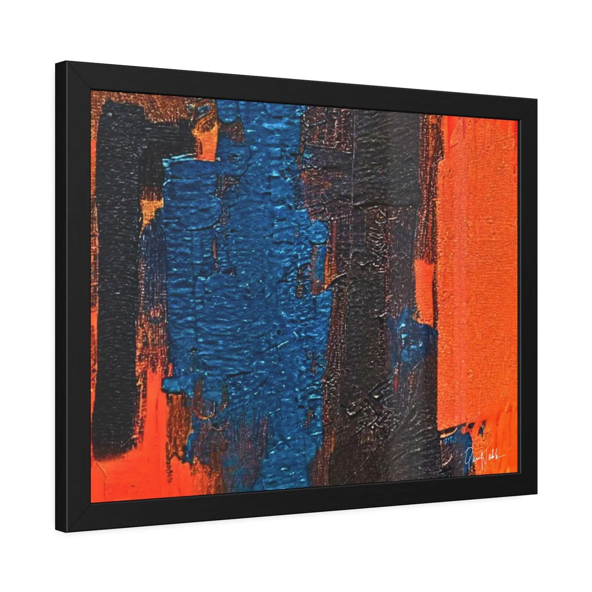 Framed Abstract Poster STRENGHT Open Edition Eco-Friendly By QueenNoble Londecor