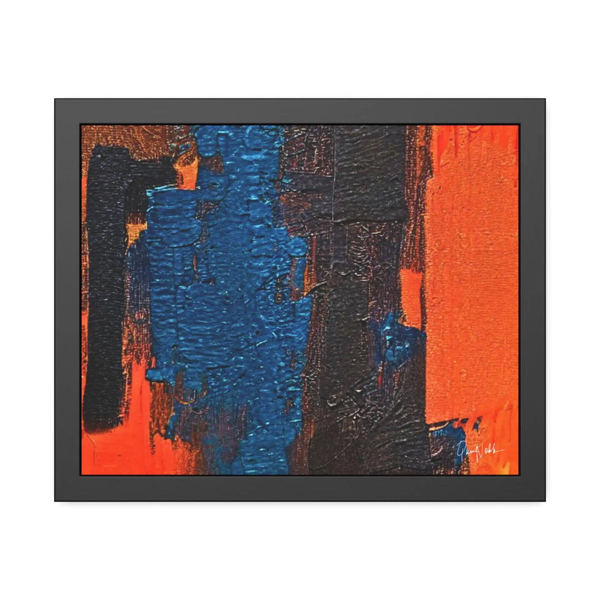 Framed Abstract Poster STRENGHT Open Edition Eco-Friendly By QueenNoble Londecor
