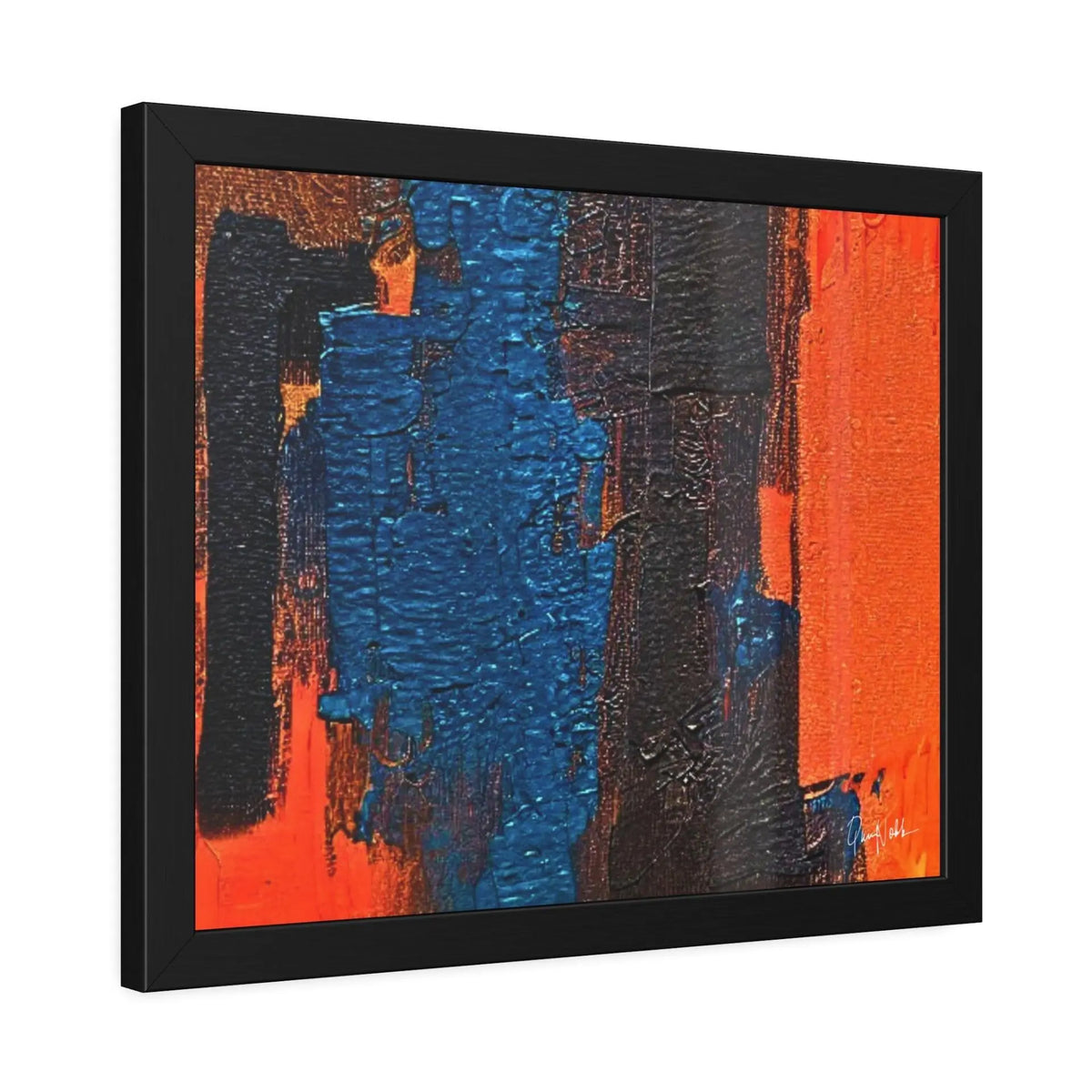 Framed Abstract Poster STRENGHT Open Edition Eco-Friendly By QueenNoble Londecor