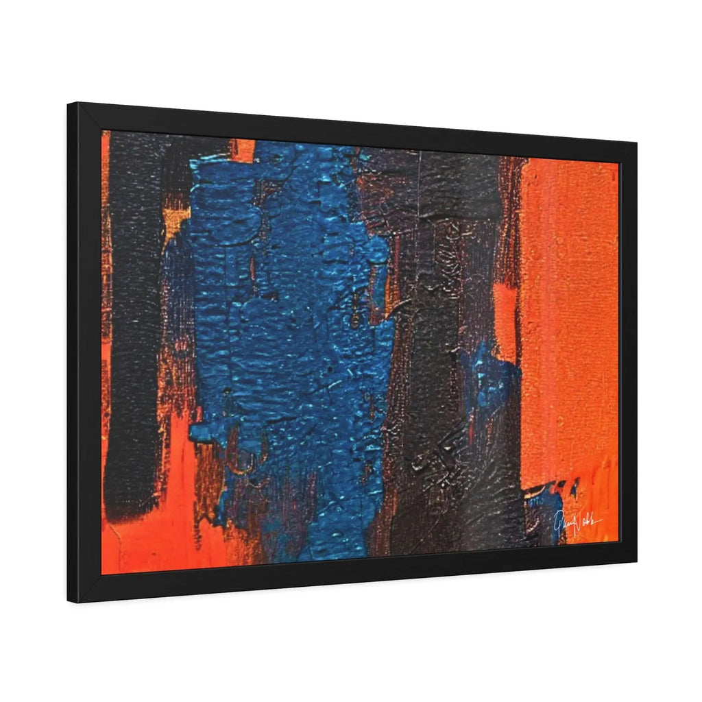 Framed Abstract Poster STRENGHT Open Edition Eco-Friendly By QueenNoble Londecor