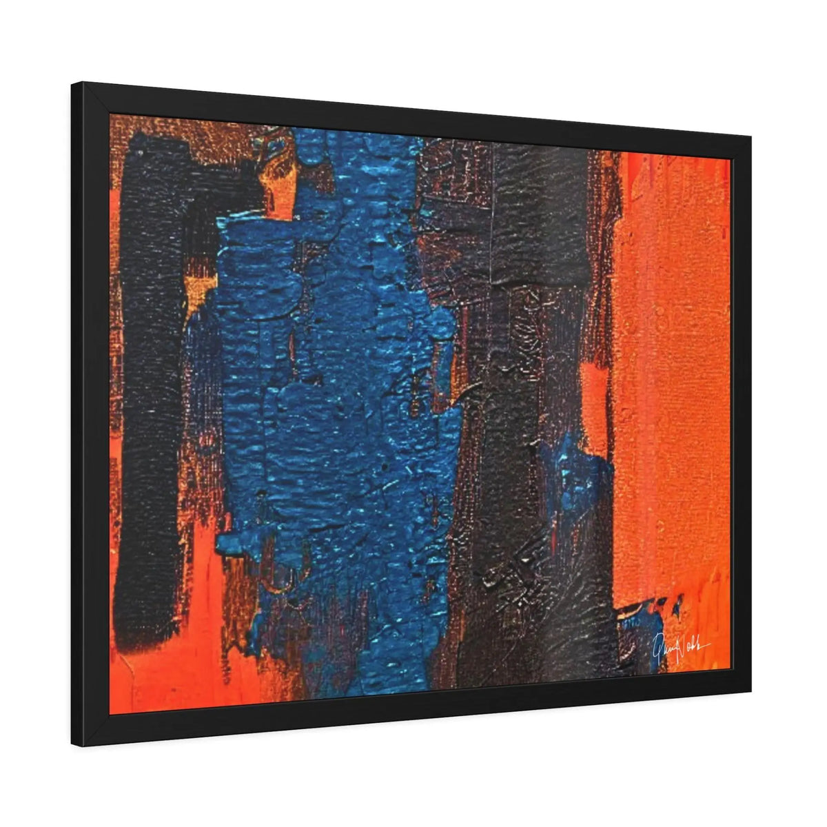 Framed Abstract Poster STRENGHT Open Edition Eco-Friendly By QueenNoble Londecor