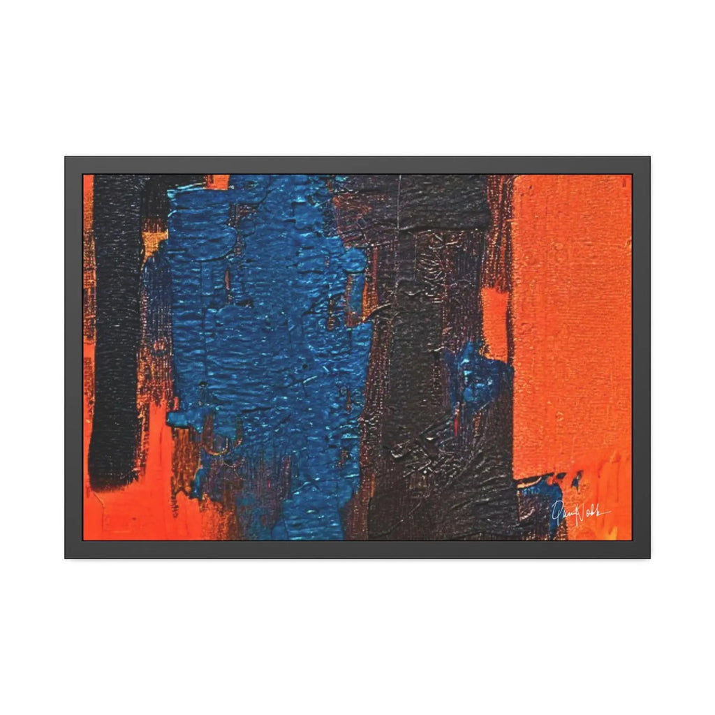 Framed Abstract Poster STRENGHT Open Edition Eco-Friendly By QueenNoble Londecor