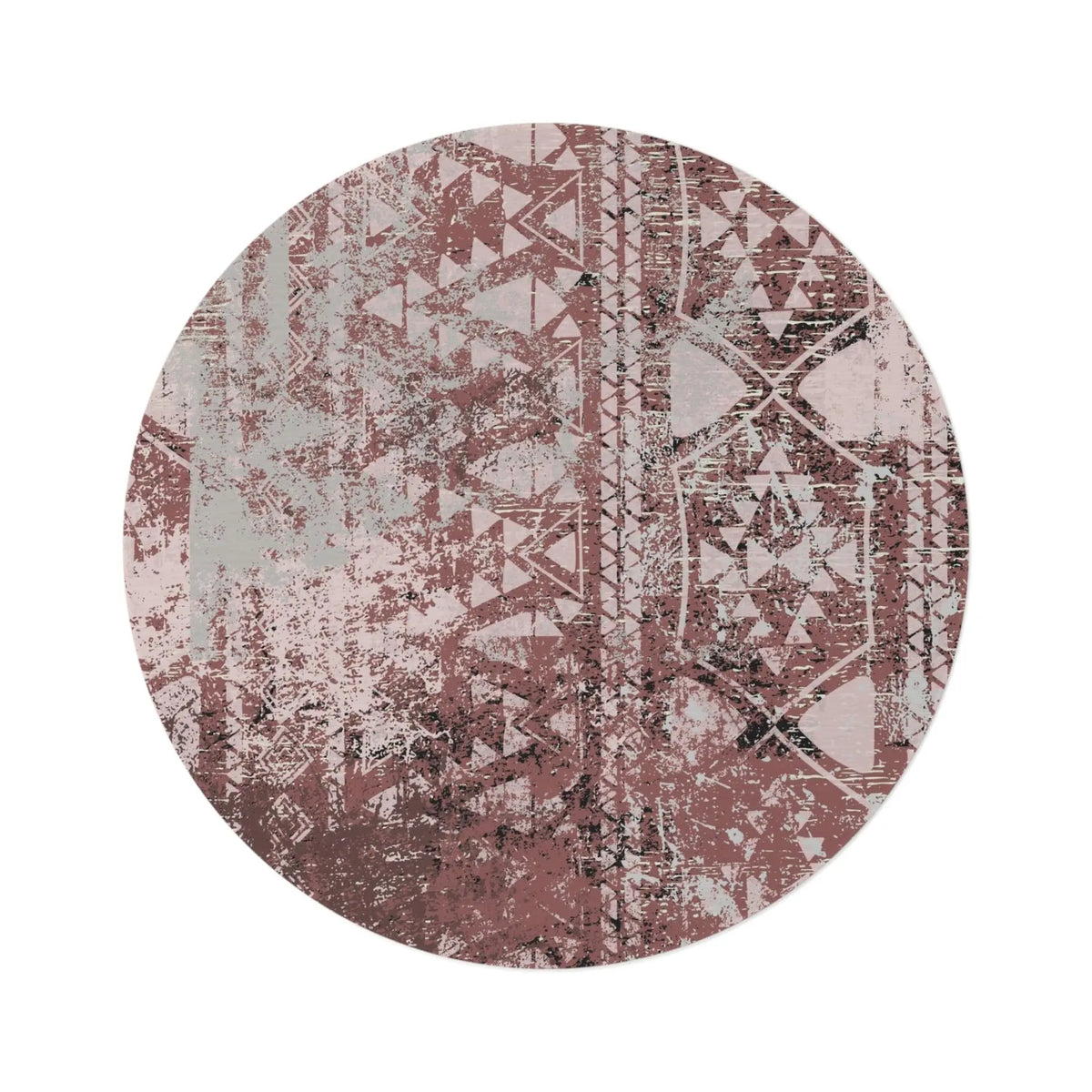 Meditation Multi-Purpose Designer Round Rug AZTEC Londecor