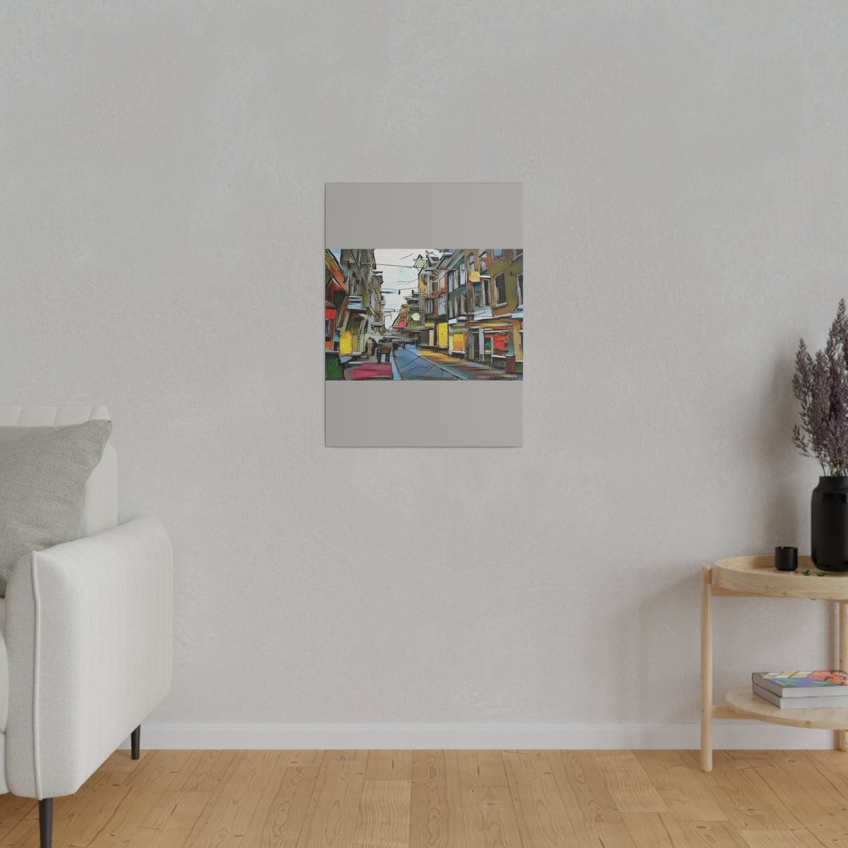 On The High Street Canvas Printify