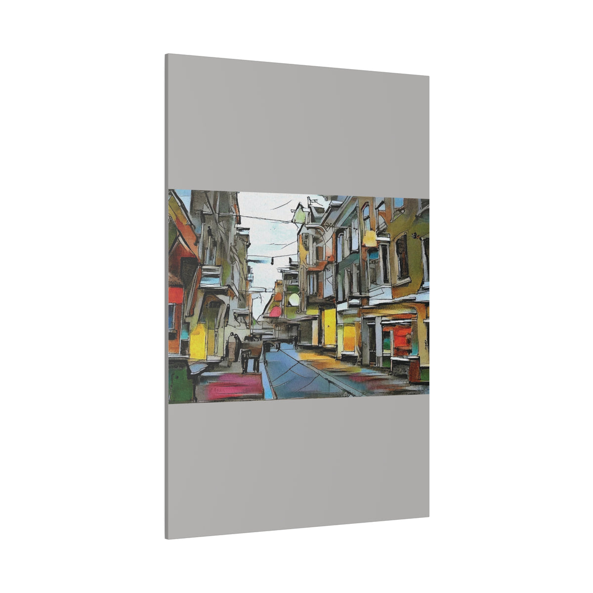 On The High Street Canvas Printify