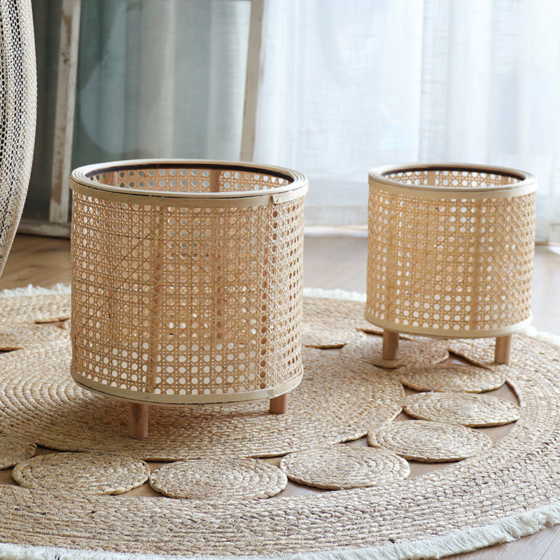 Bamboo Handmade Woven Flower Pot