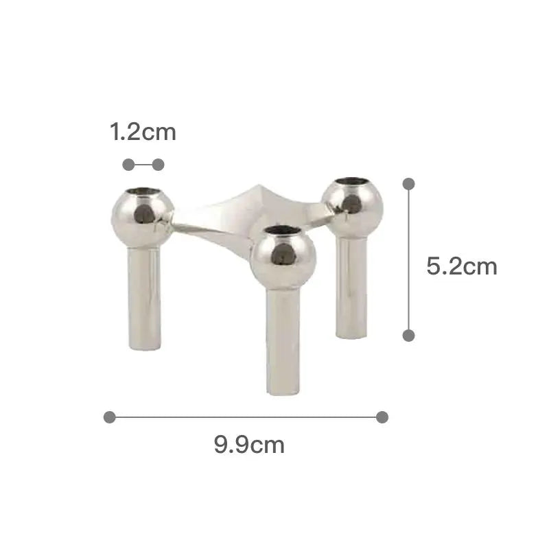 Stainless Steel Stackable Candle Holder Londecor
