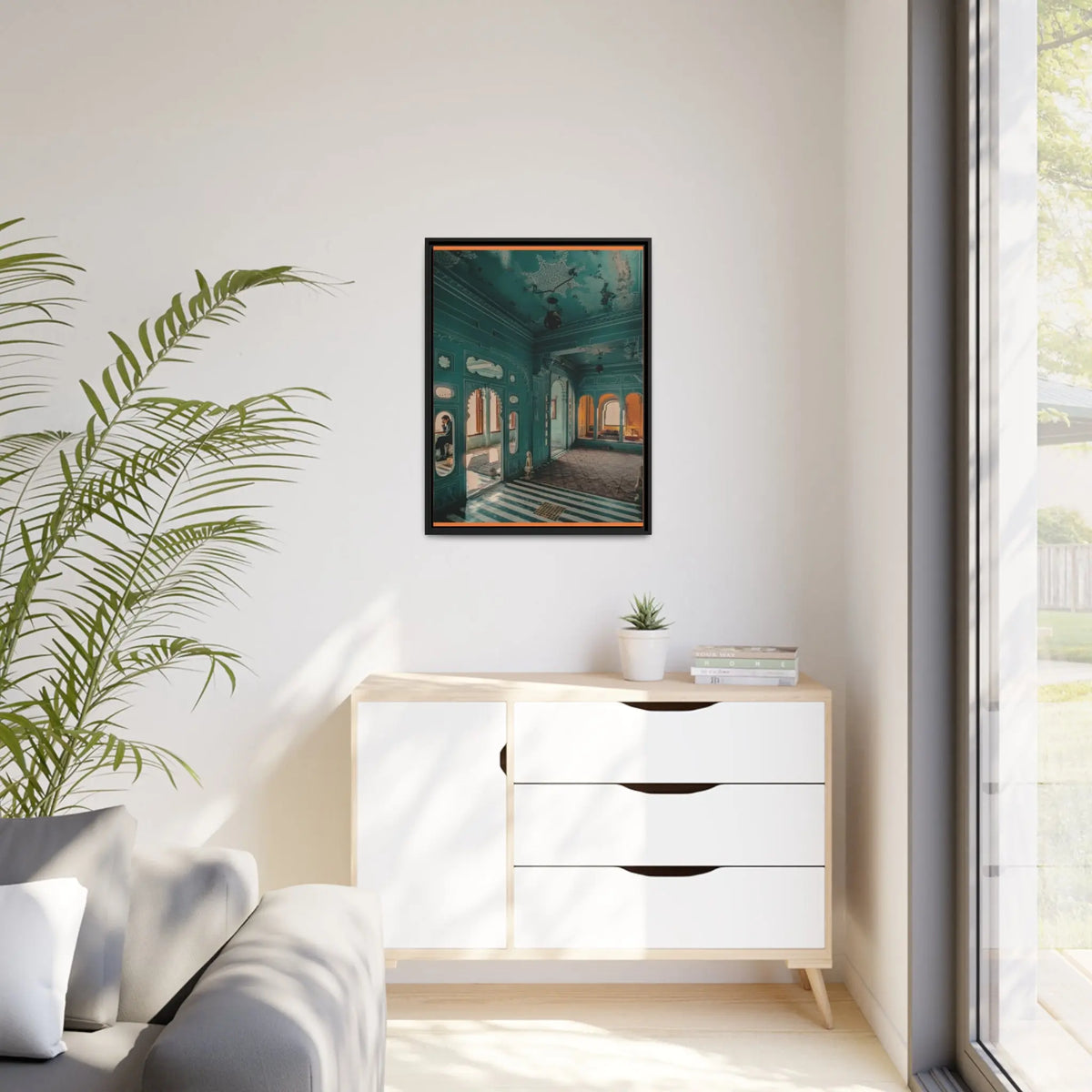 Matte Canvas, Black Frame Printify