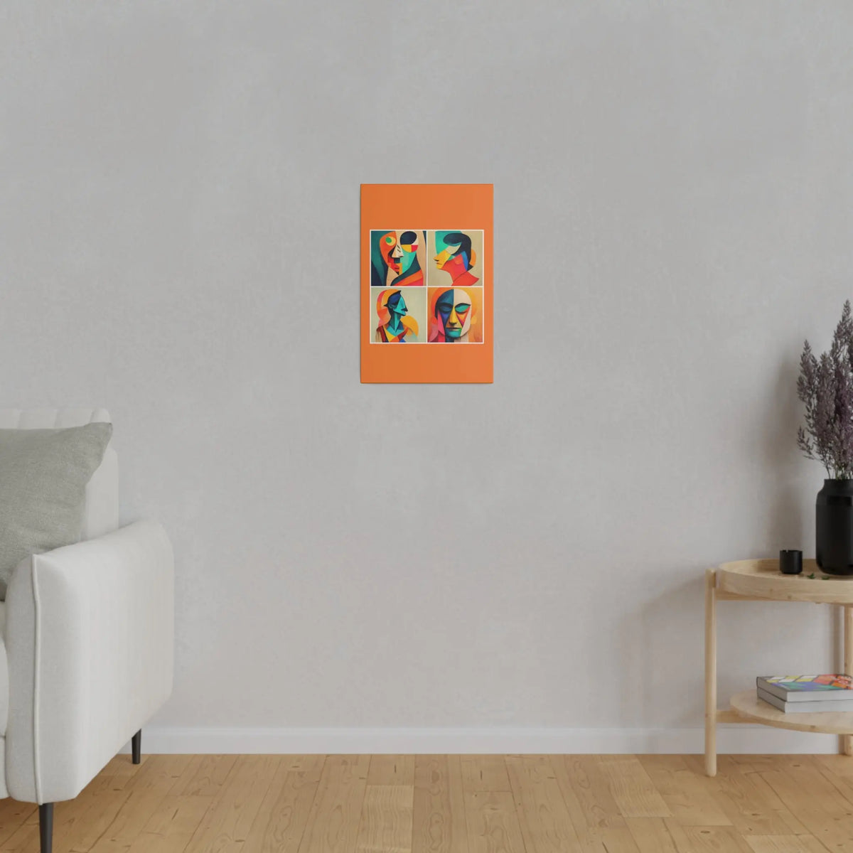 Abstract Faces Wall Art Printify