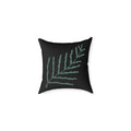 Black Spun Pillow