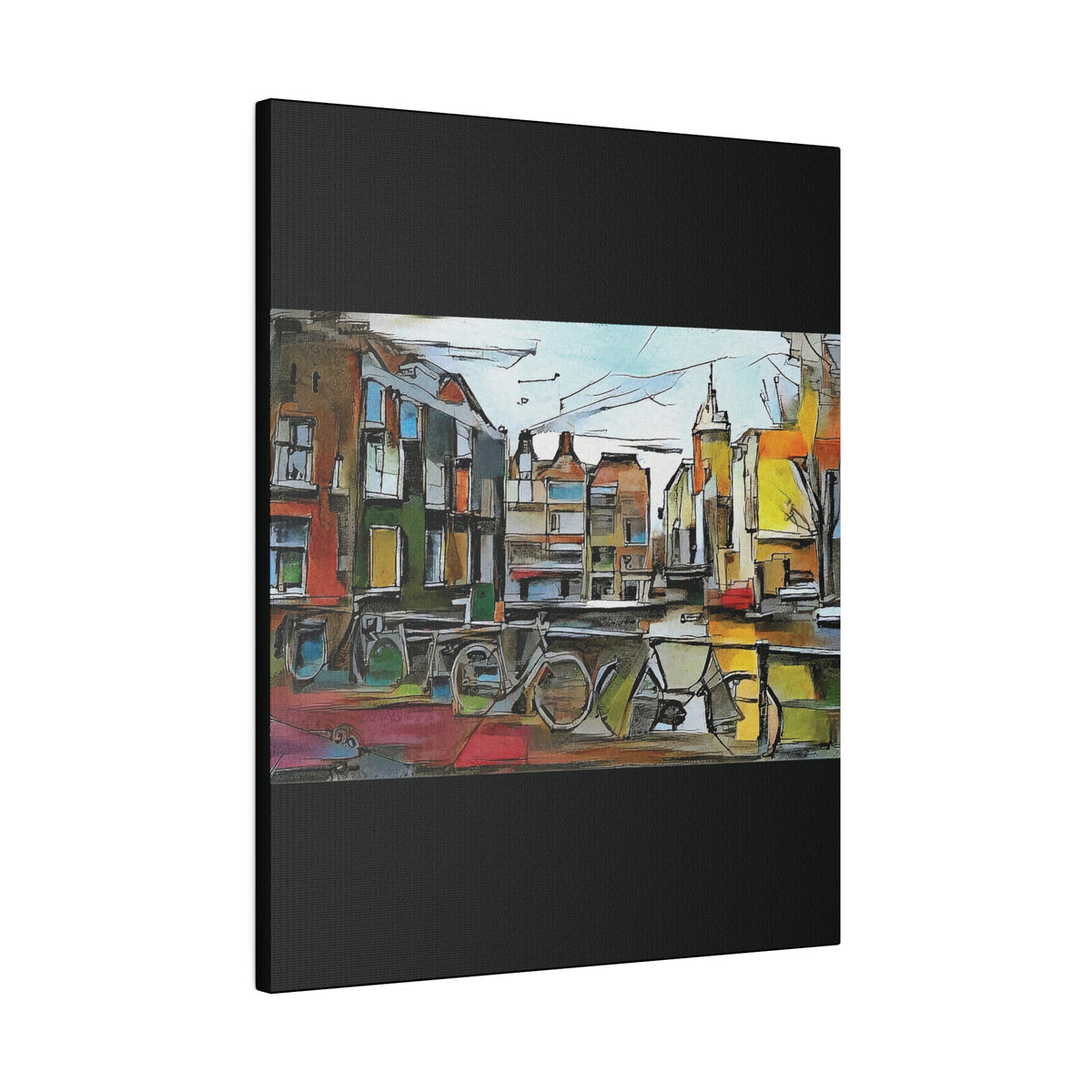 Walks in Amsterdam Canvas ￼ Printify