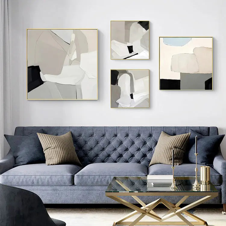Beige Simple And Quiet Modern Minimalist Abstract Decorative Painting Londecor