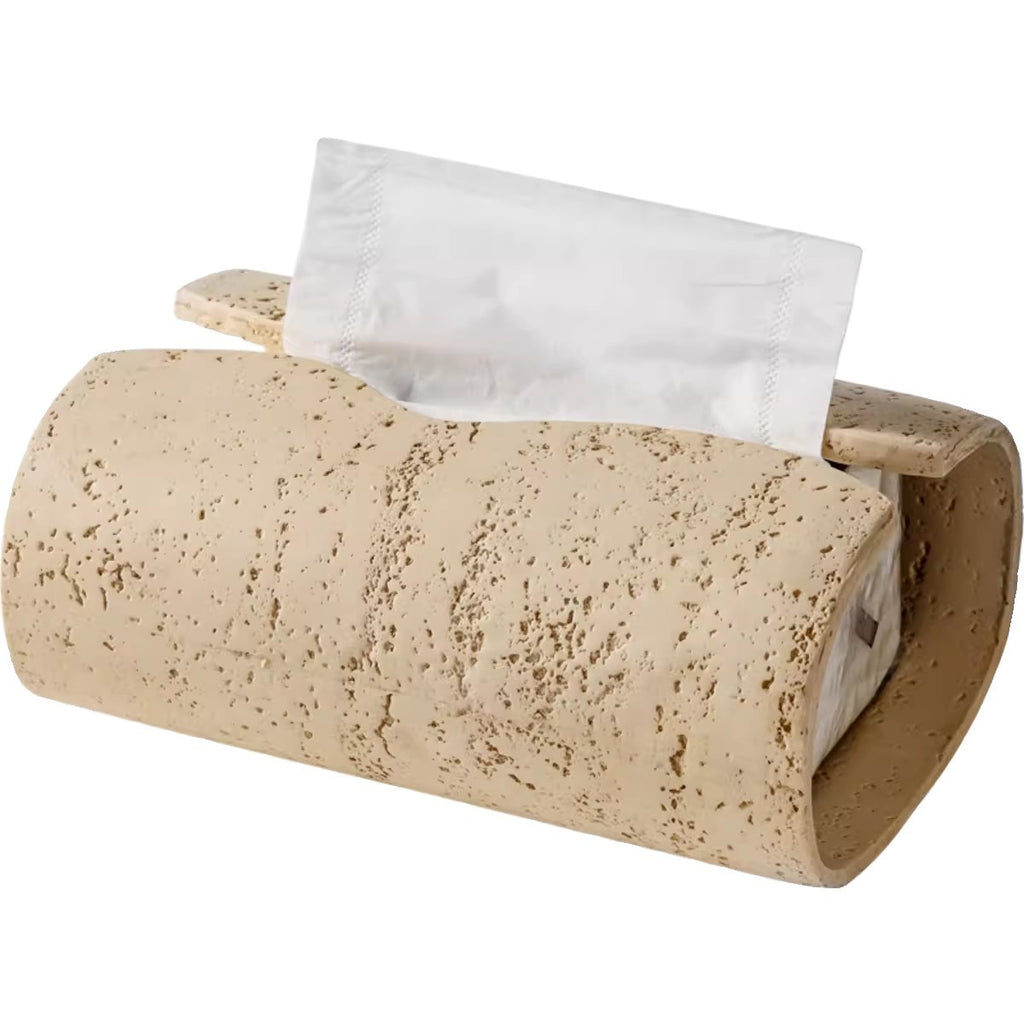 Product information: Material: Resin Style: light luxury Packing list: Paper box * 1 Product Image: Stone Paper Box