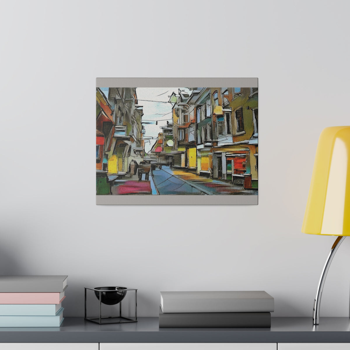 On The High Street Canvas Printify