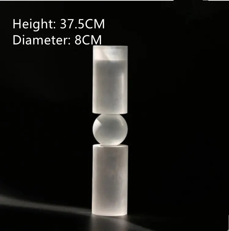 Crystal Electroplating Frosted Candle Holder Londecor