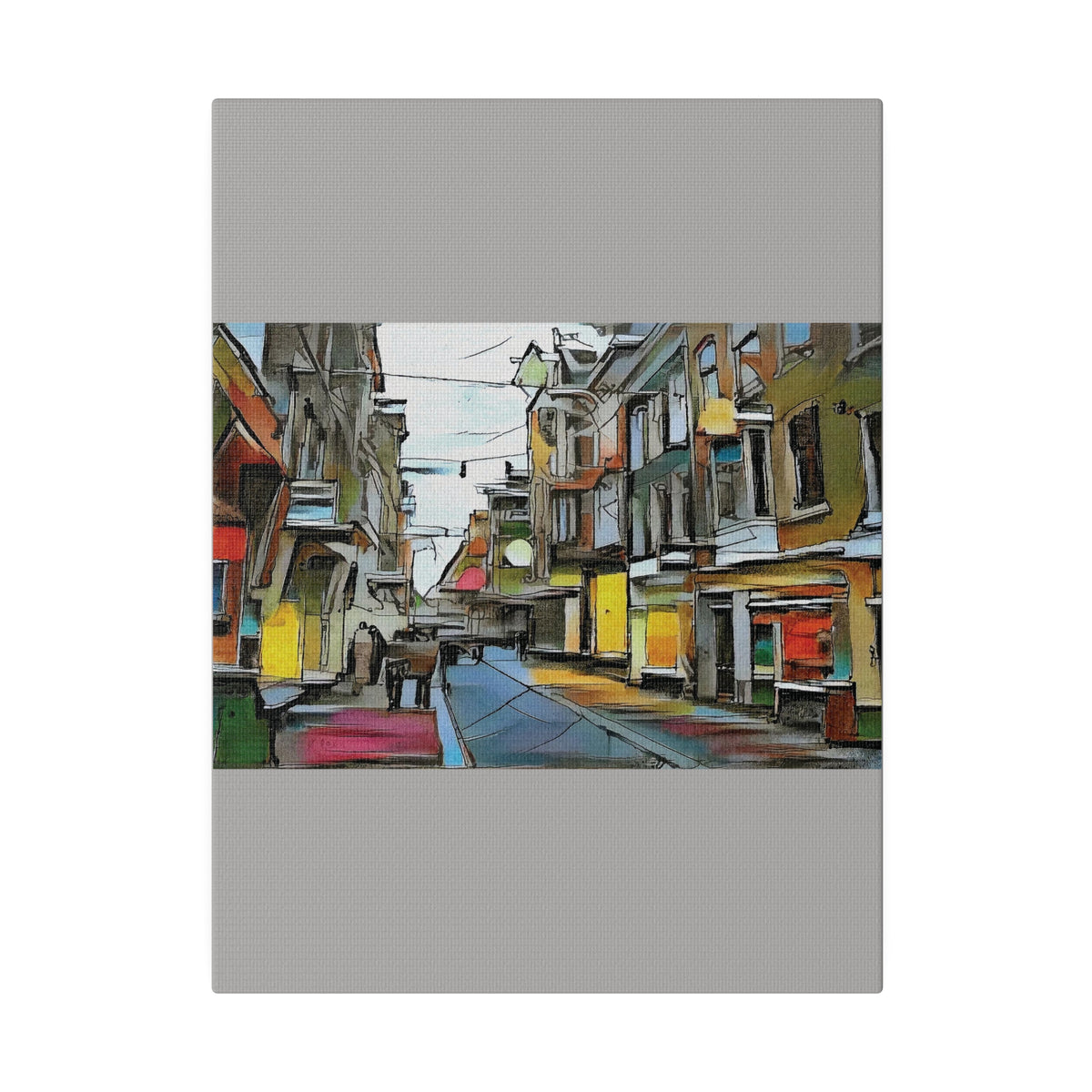 On The High Street Canvas Printify