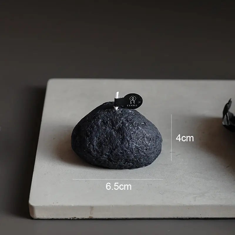 Meteorite Stone Candle Londecor