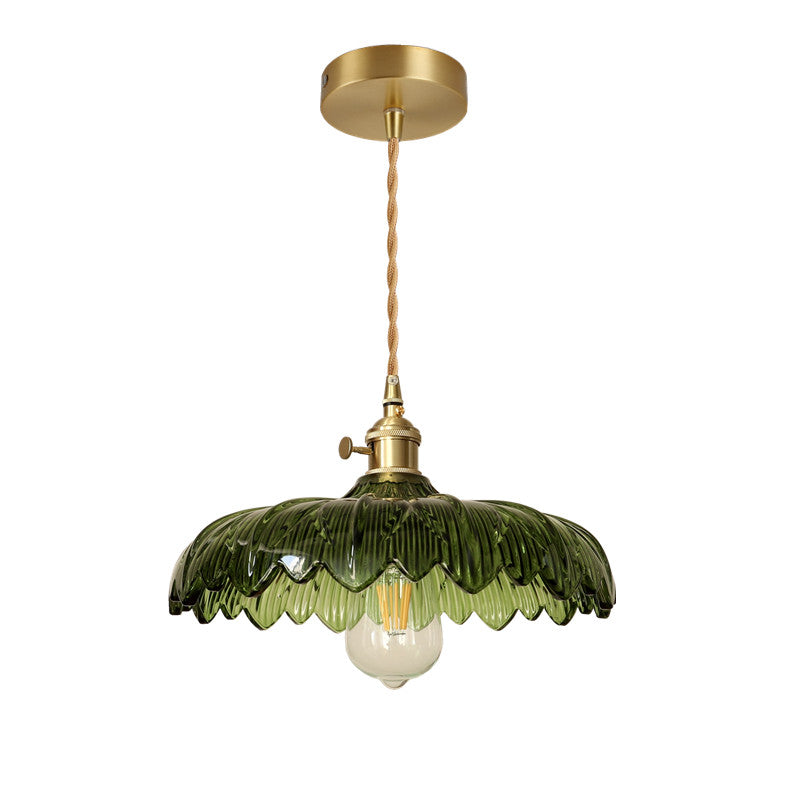 Fashion Simple Vintage Brass Glass Chandelier Londecor
