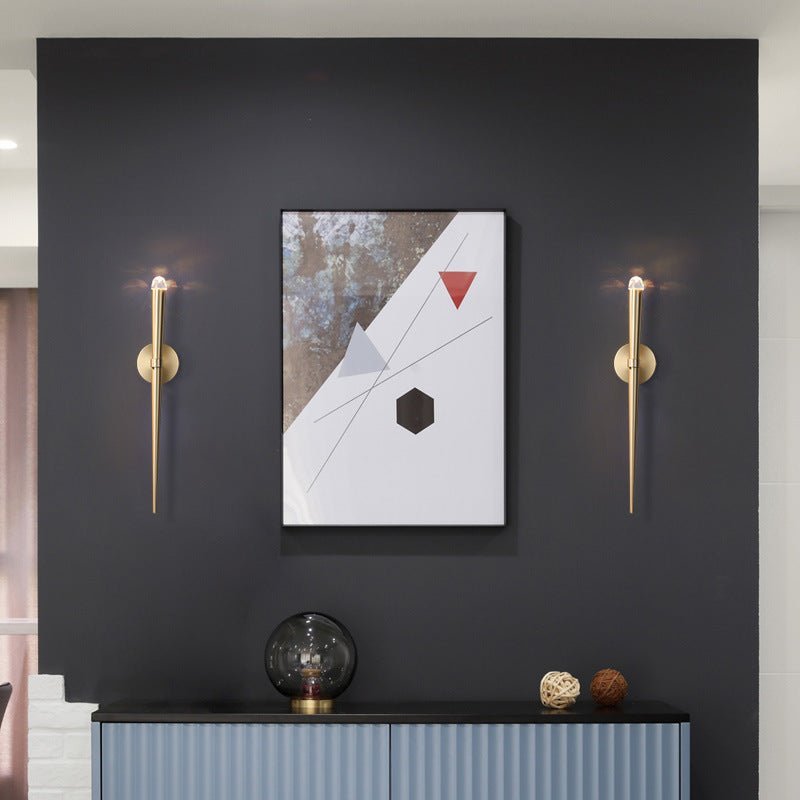 All Copper Postmodern Wall Lamp