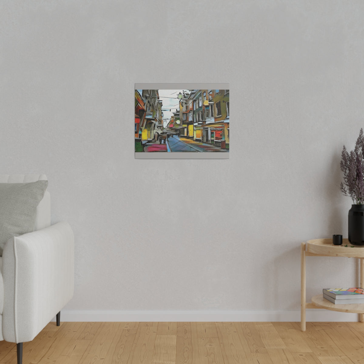 On The High Street Canvas Printify
