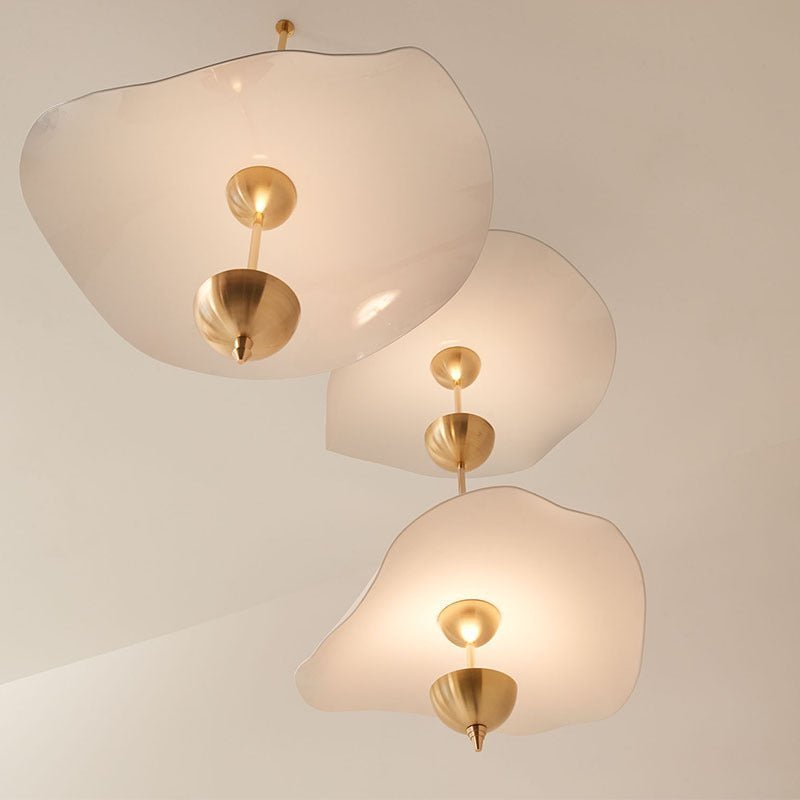 Acrylic Lotus Leaf Chandelier