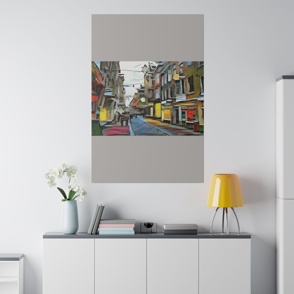 On The High Street Canvas Printify