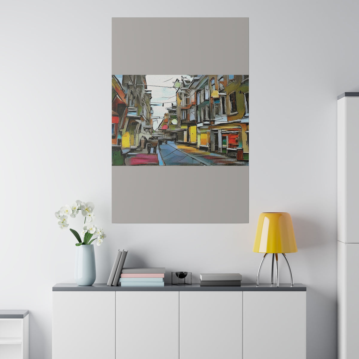 On The High Street Canvas Printify