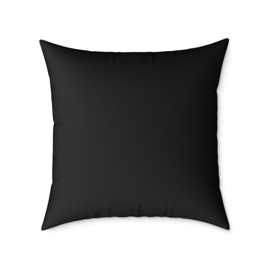 Black Spun Pillow