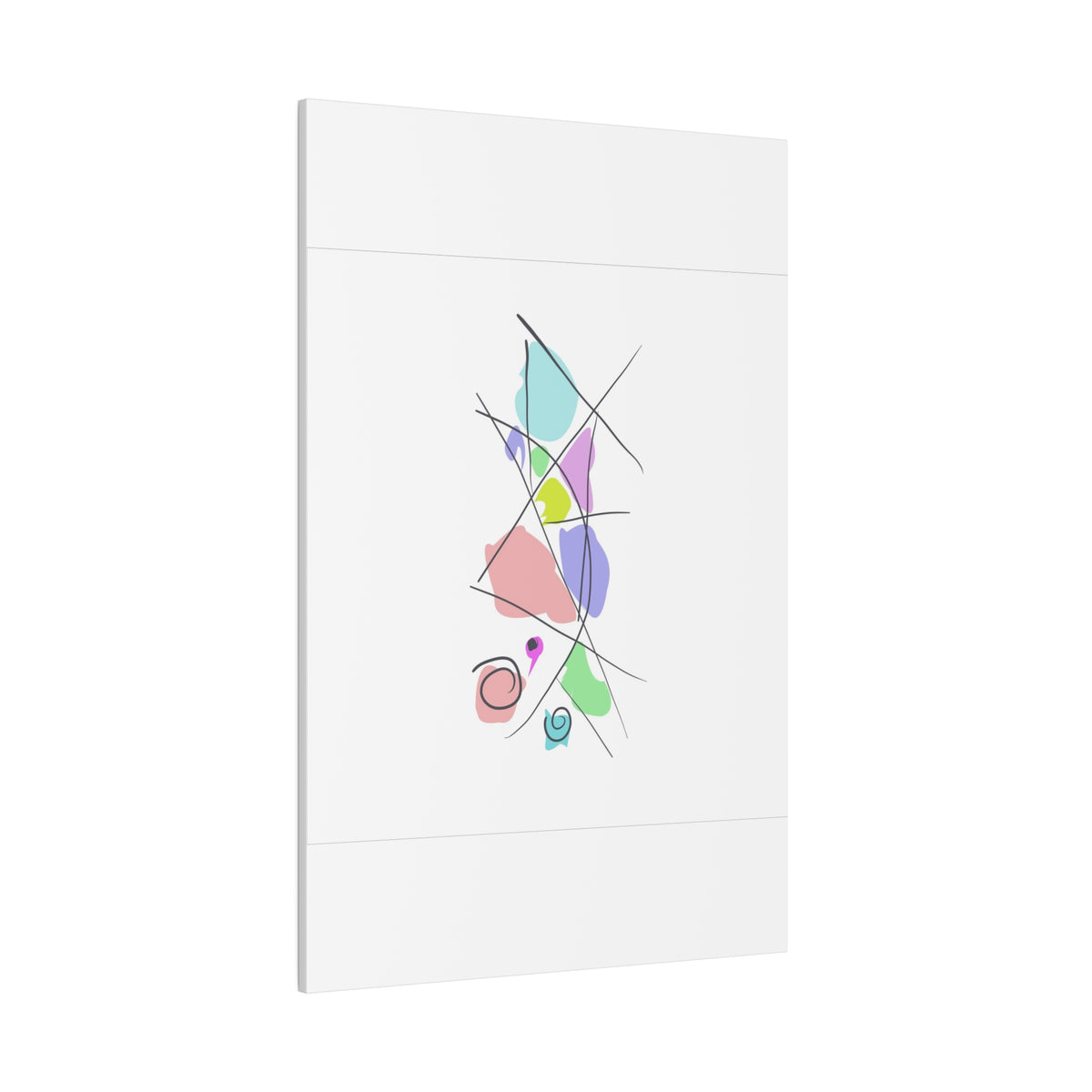 Pastels & Doodles Wall Art Printify