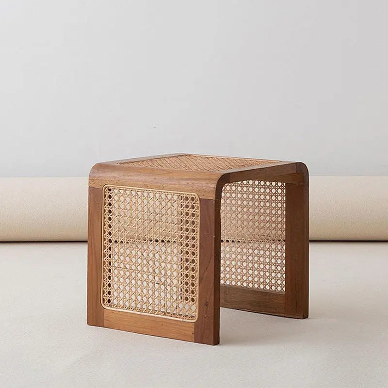 Vine Woven Japanese Solid Wood Coffee Table Londecor