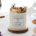 Dried Flowers Romantic Candle Londecor