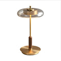 Creative Personality Brass Walnut Wood Living Room Bedroom Study Decorative Table Lamp Londecor