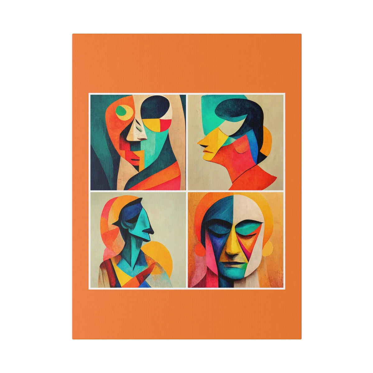 Abstract Faces Wall Art Printify
