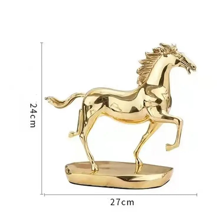 Light Luxury Pure Copper Horse￼ Ornament Londecor