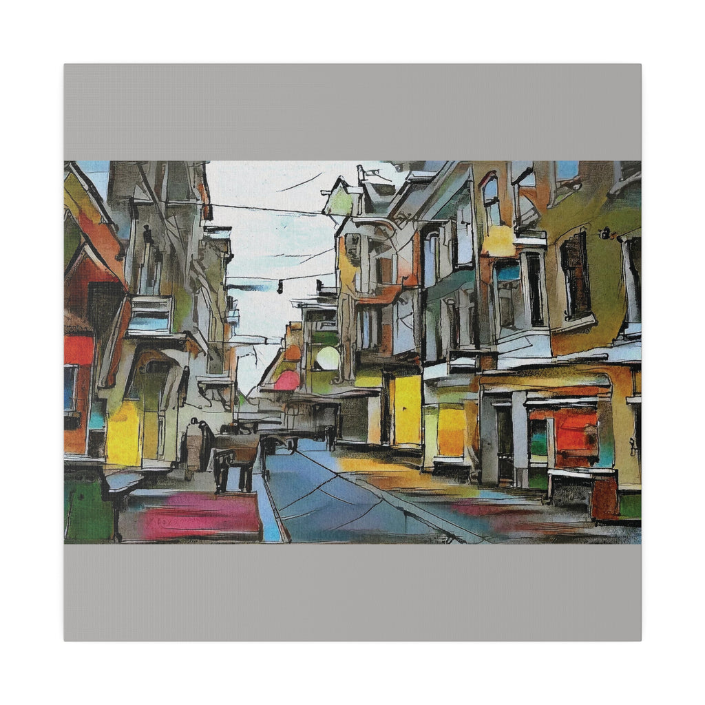 On The High Street Canvas Printify