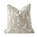 Oat Color Pillow Sitting Room Sofa Cushion Cover Londecor