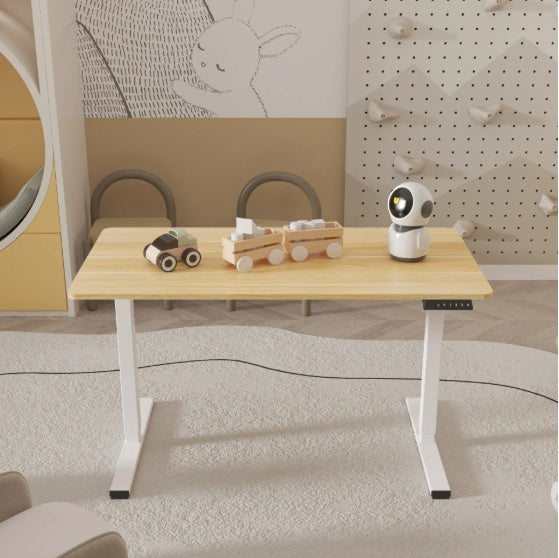 Adjustable Electric Standing Desk – Height Adjustable Sit Stand Computer Workstation for Home Office