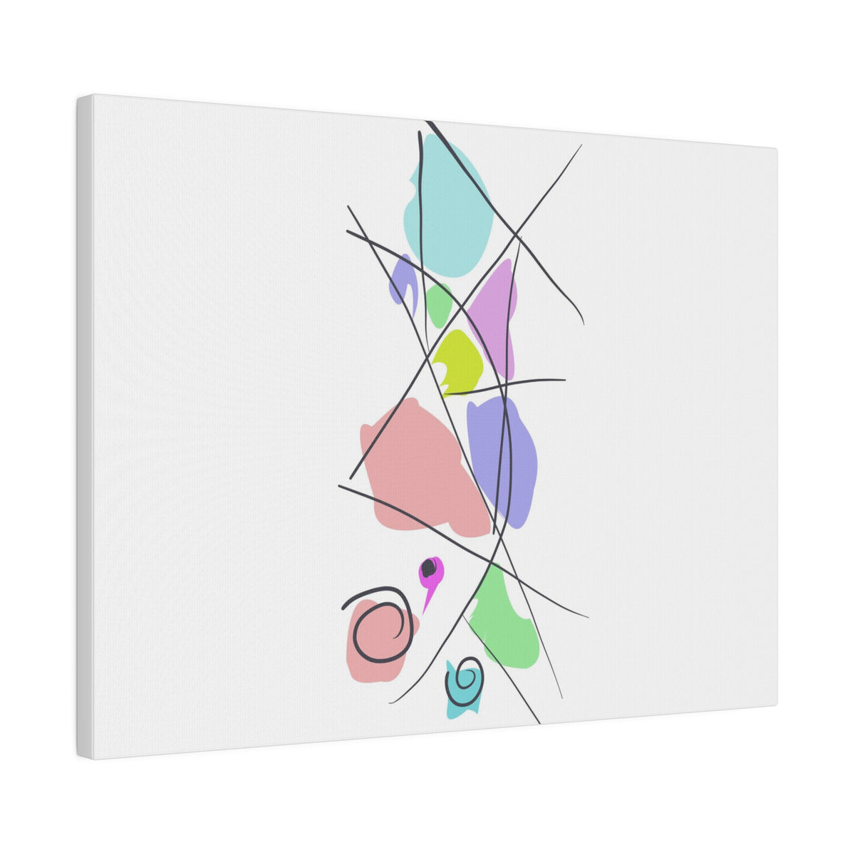 Pastels & Doodles Wall Art Printify