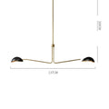 Minimalist Full Copper Creative Fashion Chandelier Londecor