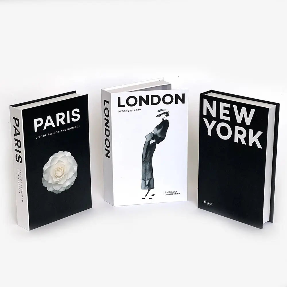 City Home Decor Book Fashion Cities Travel Book BLANK PAGES Londecor
